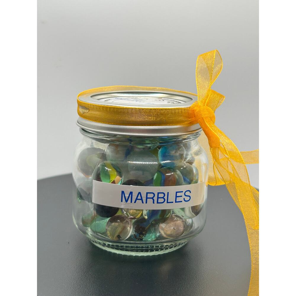 Vintage Style Marbles Classic Mystery Jar - Hand-Selected Glass Collection